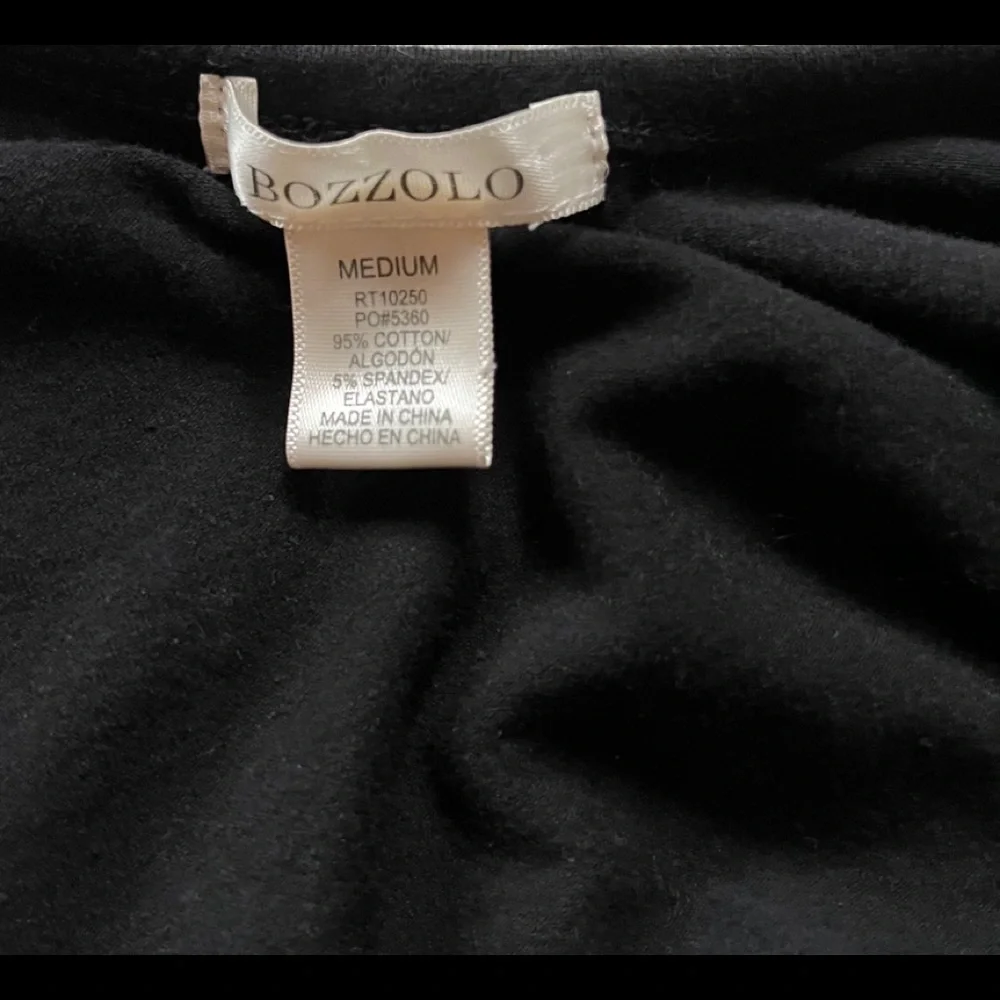Bozzolo Black Studden Crop Top Size Medium - Picture 8 of 11